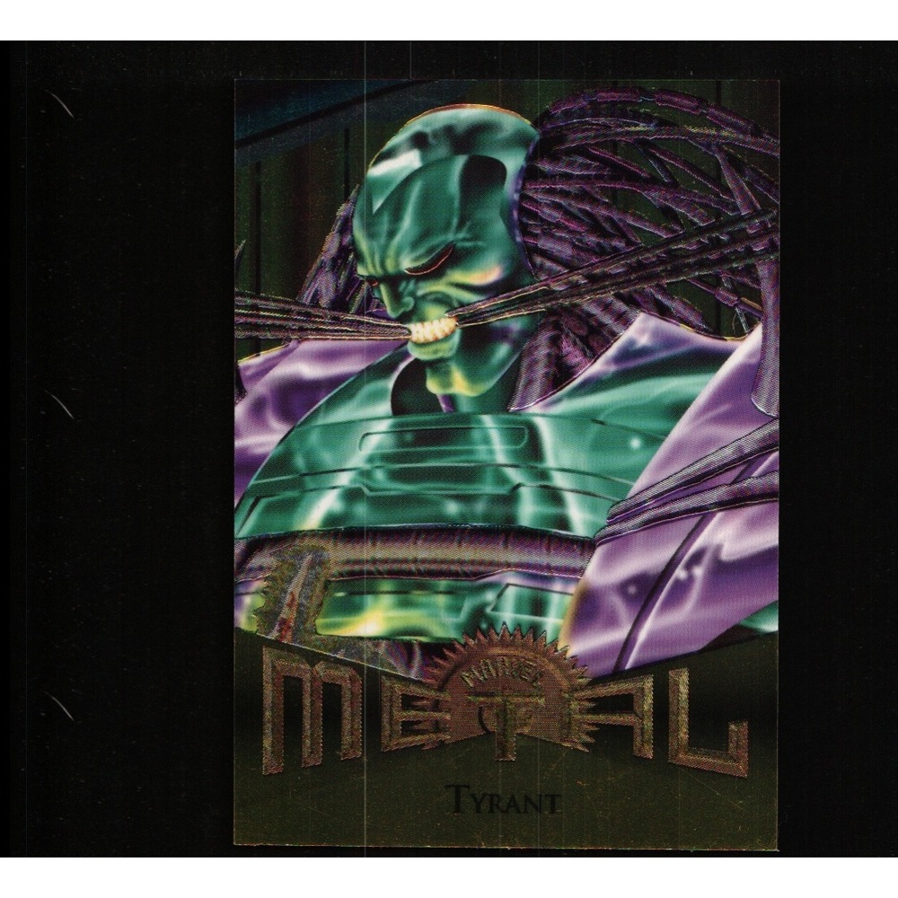 1995 Fleer Marvel Metal Tyrant Trading Card #20 Tony Santini Jim Edwards